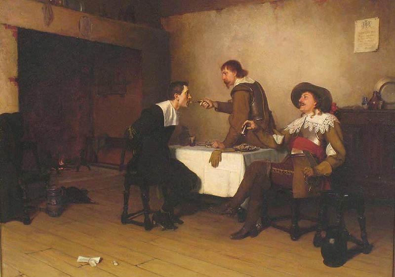 Edmund Blair Leighton The Prisoner oil painting image